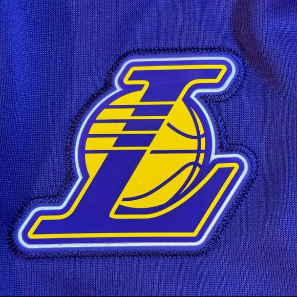 Nike Purple Los Angeles Lakers Spotlight Warm Up NBA Issued Sweat Pants Men 4XLT - Picture 5 of 11